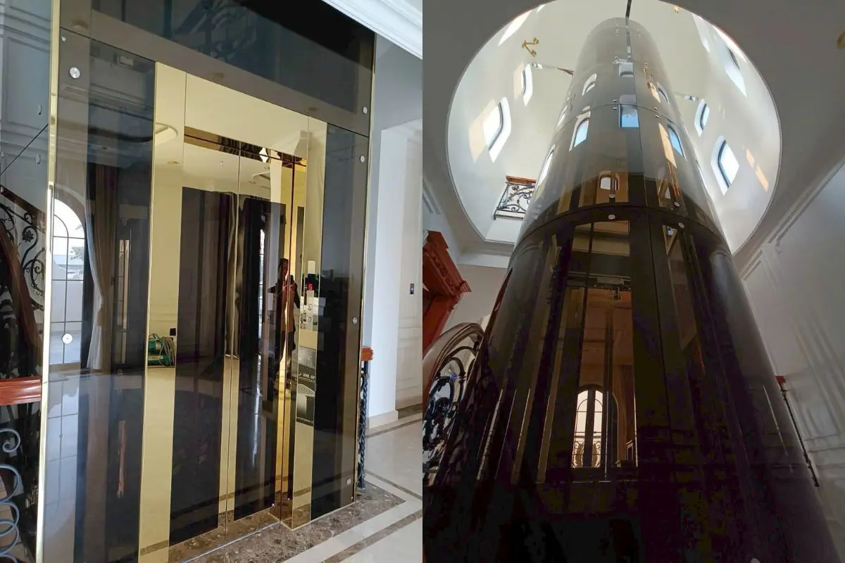 Công trình thang máy gia đình Altiva